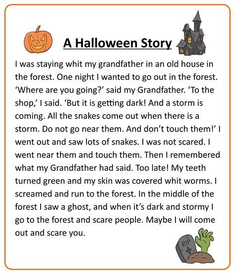 Halloween Worksheets And Stories - 15 Free PDF Printables | Printablee ...