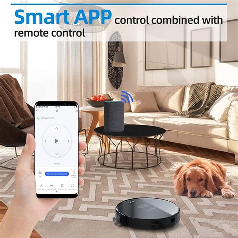 Robot Vacuum, Honiture Q5 APP & Alexa Robotic Vacuum, 2-in-1 Sweeping and Mopping Smart Self ...