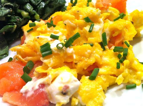 Scrambled Eggs with Smoked Salmon and Cream Cheese – The Fountain Avenue Kitchen