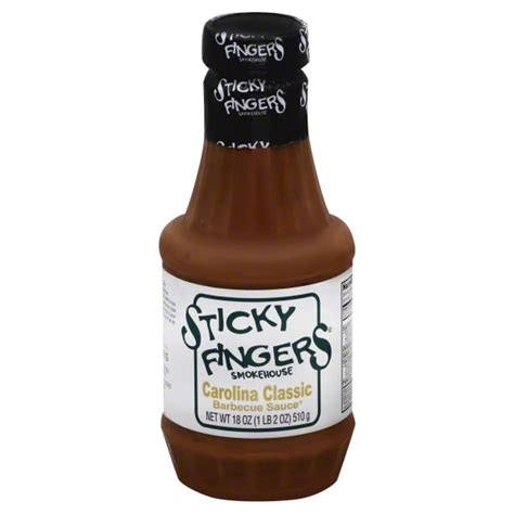 Sticky Fingers Smokehouse Carolina Classic Barbecue Sauce 18 oz - Walmart.com - Walmart.com