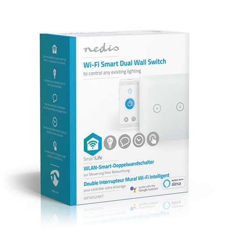 WiFi Smart Light Switch | Dual | Nedis