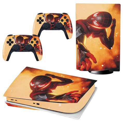 PS5 Console Skin and PS5 Controller Skins Set, PS 5 Skin Wrap Decal Sticker PS5 Disk Edition ...