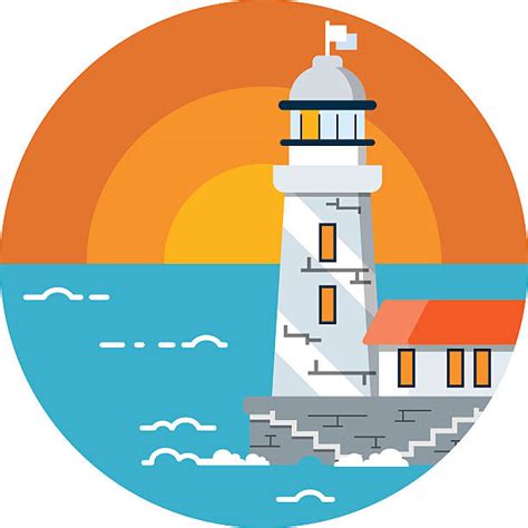 Maine Lighthouses Backgrounds Illustrations, Royalty-Free Vector Graphics & Clip Art - iStock