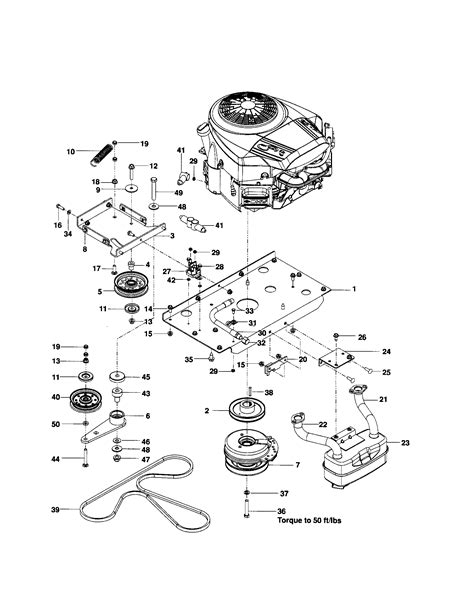 Husqvarna Ride On Mower Parts Diagram