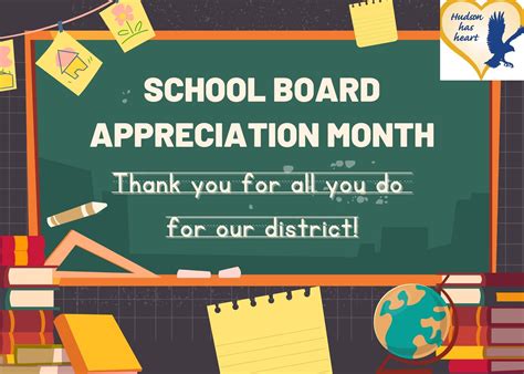 School Board Appreciation Month | Hudson City School District