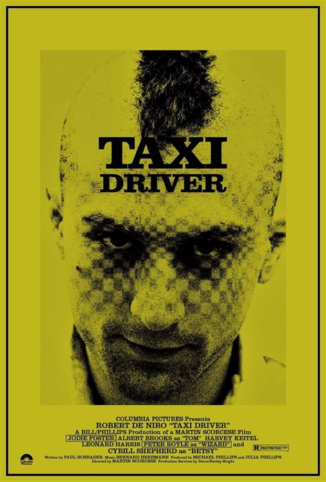 Taxi Driver | Taxi driver, Iconic movie characters, Film poster design