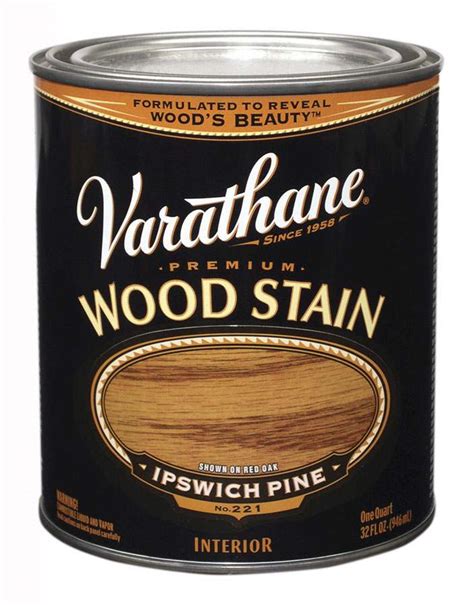 VARATHANE 211714H 1-Quart Ipswich Pine Premium Wood Stain at Sutherlands