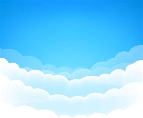 Blue sky with cute white clouds background 2235810 Vector Art at Vecteezy