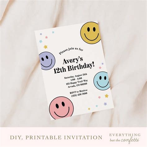 Bday Party Theme, Kids Birthday Party Invitations, Birthday Ideas, Rainbow Invitations, Diy ...