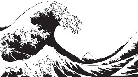 [O][F] "The Great Wave off Kanagawa" - wave, ocean, japan, hokusai, art, painting ...