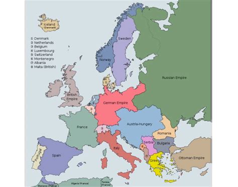 WW1 Alliances Map Quiz