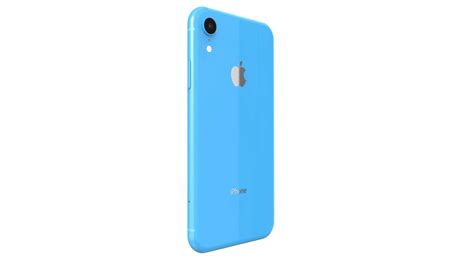 Apple iPhone XR Blue - 3D Model by rzo