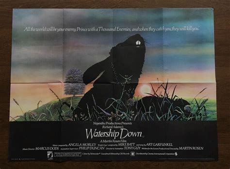 Watership Down ' Original Vintage 1970's Film poster | in Beaconsfield, Buckinghamshire | Gumtree