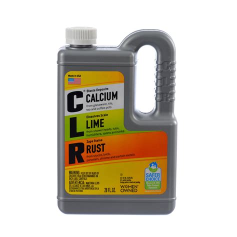 CLR Calcium Lime & Rust Remover, Enhanced Formula, 28 fl oz (828 ml)