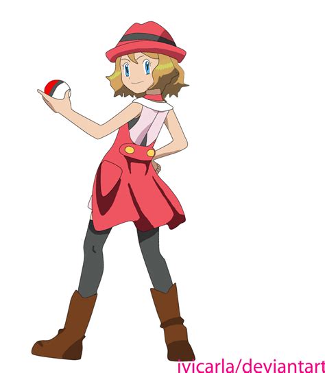 pokemon xy serena fanart render by ivicarla on DeviantArt