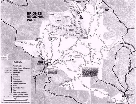 Briones Regional Park Map | Zoning Map