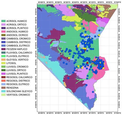 Distribution of the orchid records in the study area on a map of... | Download Scientific Diagram