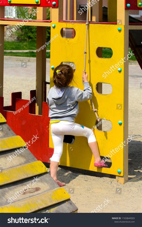 Little Children Run Around Play Playground Stock Photo 1165844503 ...