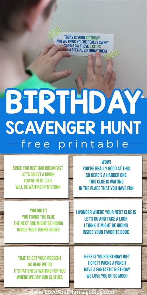 birthday scavenger hunt ideas for 9 year olds - Hilario Velasquez