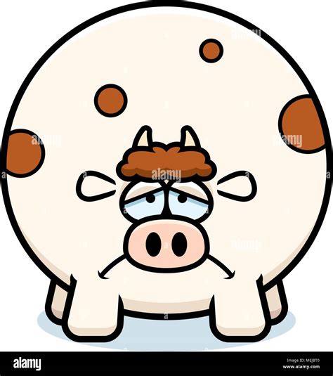 Sad cow Stock Vector Images - Alamy