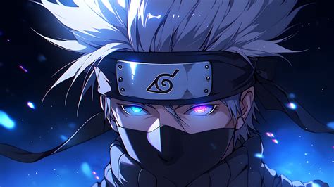 Naruto Kakashi Dark Blue Desktop Wallpaper - Naruto Wallpaper 4K