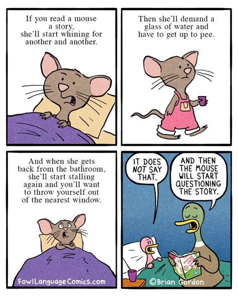 If You Read A Mouse A Story - Fowl Language Comics