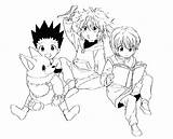 Cute Hunter X Hunter Characters coloring Page  Download Print Or sketch template