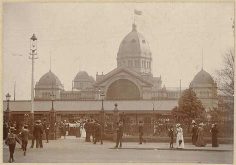 Melbourne Exhibition Building in 1900.It is located at 9 Nicholson St in the Carlton Gardens ...