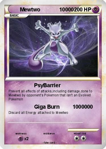 Pokémon Mewtwo 10000 10000 - PsyBarrier - My Pokemon Card