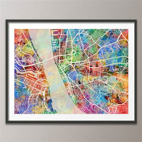 Liverpool Map Art Print By artPause