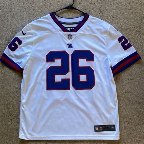 Nike Giants Saquon Barkley Jersey | Clothes design, Jersey, Nike