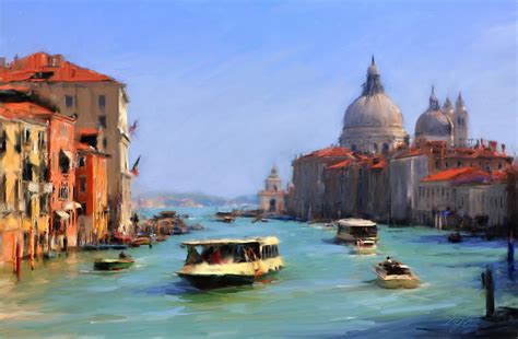 Grand Canal - Venice Painting by Marc Laytar