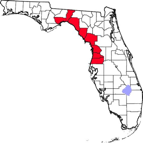 Big Bend Florida Map