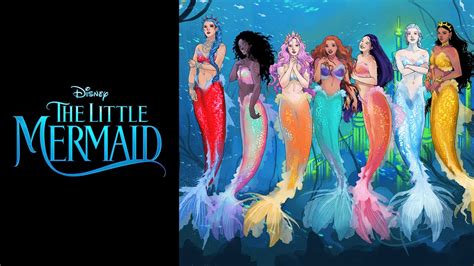 The Little Mermaid Live-Action Remake | Ariel's Mersisters costumes revealed! - YouTube