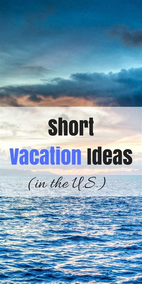 Here are the best places in the United States for short vacation. These U.S. cheap getaways are ...