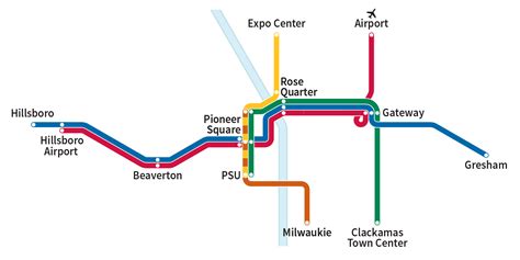 MAX Blue Line Map and Schedule