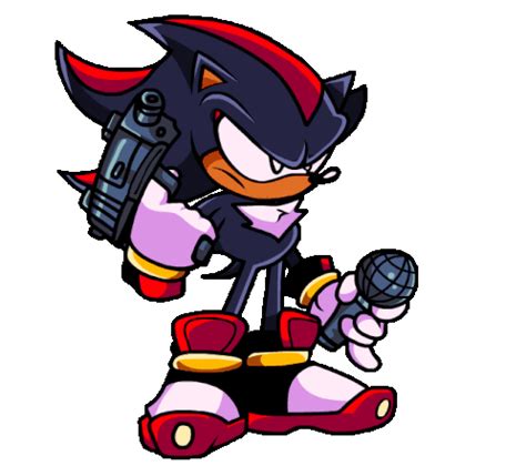 Shadow The Hedgehog Fnf Sticker - Shadow The Hedgehog Fnf Friday Night Funkin - Discover & Share ...