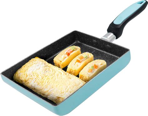 Amazon.com: IAXSEE Tamagoyaki Pan Japanese Omelette Pan, Non-stick ...