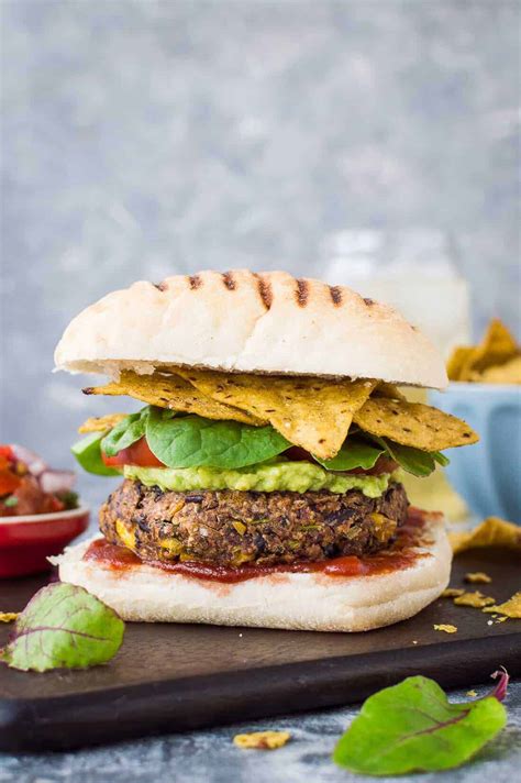 Vegan Mexican Bean Burgers - Domestic Gothess