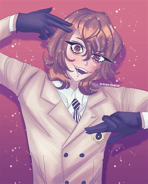 akechi (fanart by me, manekimolly on insta and twitter) : r/Persona5