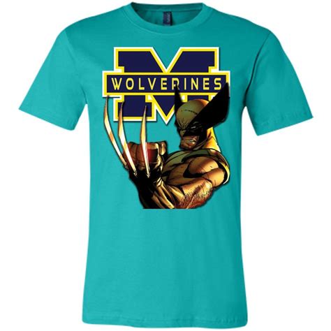 Michigan Wolverines Custom Designed Bella + Canvas Unisex Jersey Short-Sleeve T-Shirt | Michigan ...