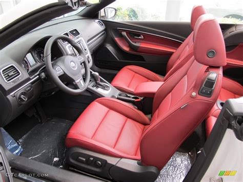 Red Interior 2012 Volkswagen Eos Lux Photo #54192084 | GTCarLot.com