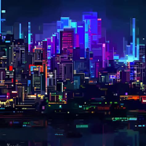 Night City (Pixel Art) by DataLorean on DeviantArt