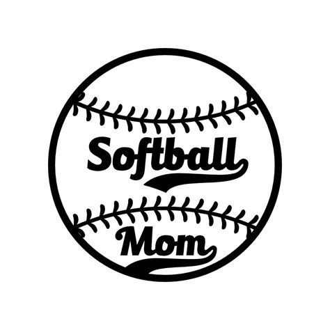 Softball Mom Softball SVG Take Me Out to the Ball Game Cut File Fast Pitch Softball Digital Art ...