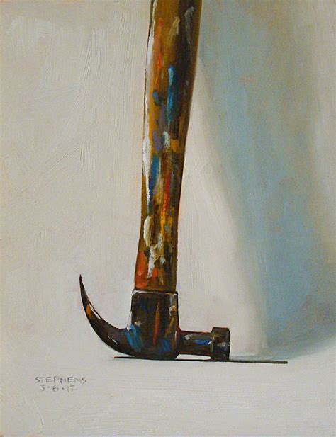 Daily Painting: painted hammer 8x10 (With images) | Painting, Hammer ...