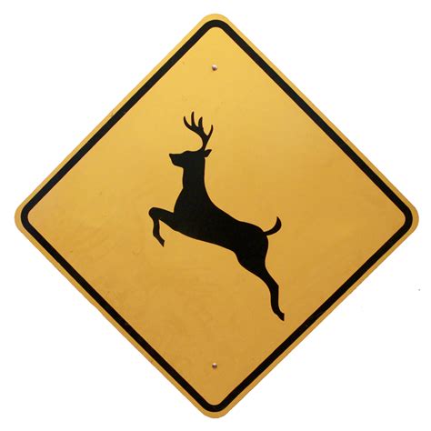 Printable Deer Crossing Sign