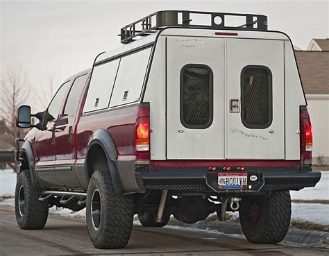 Pin by Zachary Cates on Work van/truck setup | Truck topper camper ...