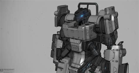 Titanfall 2 Spectre Design by Robb Shoberg : r/ImaginaryMechs