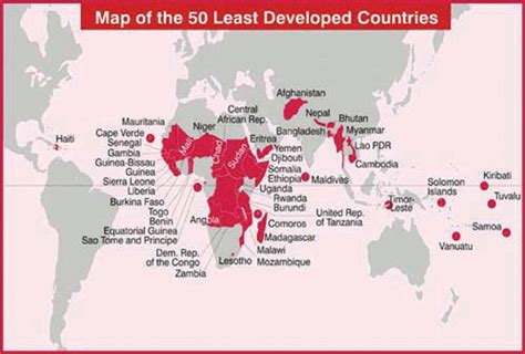 LDC (less developed countries) - World of Thompson Warren