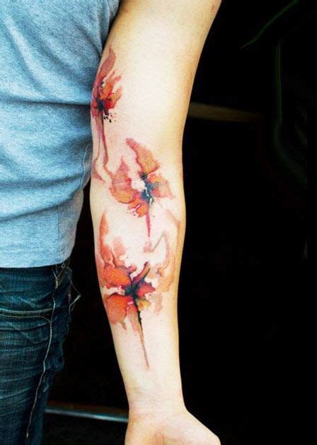 Abstract Flowers Tattoo by Klaim Street Tattoo Trendy Tattoos, Unique ...